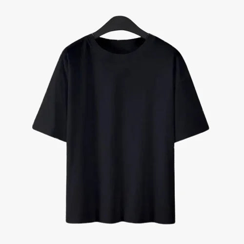 Black Drop Shoulder Tshirt